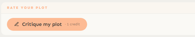Rate Your Plot panel with Critique my plot button